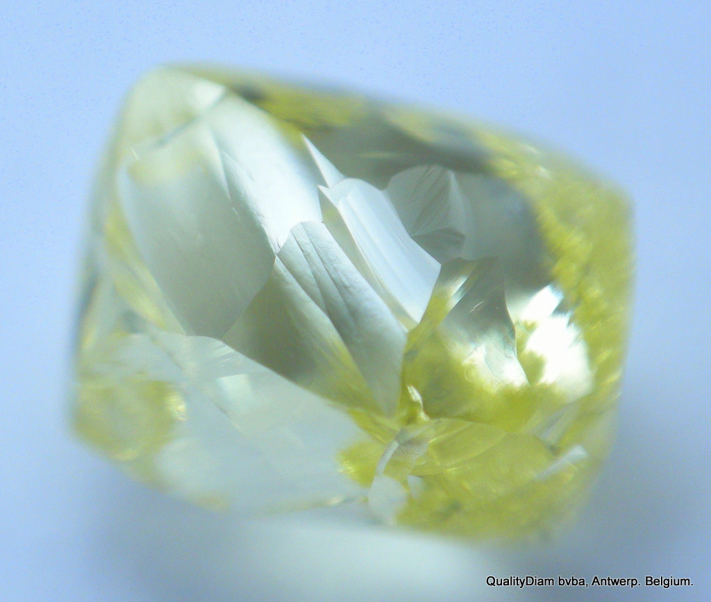 GENUINE DIAMONDS ARE FOREVER For Rough Diamonds Jewelry: Intense Fancy Natural Yellow Diamond