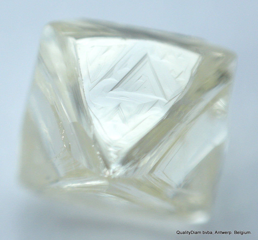 Billion years old, beautiful octahedron diamond out from a diamond mine.