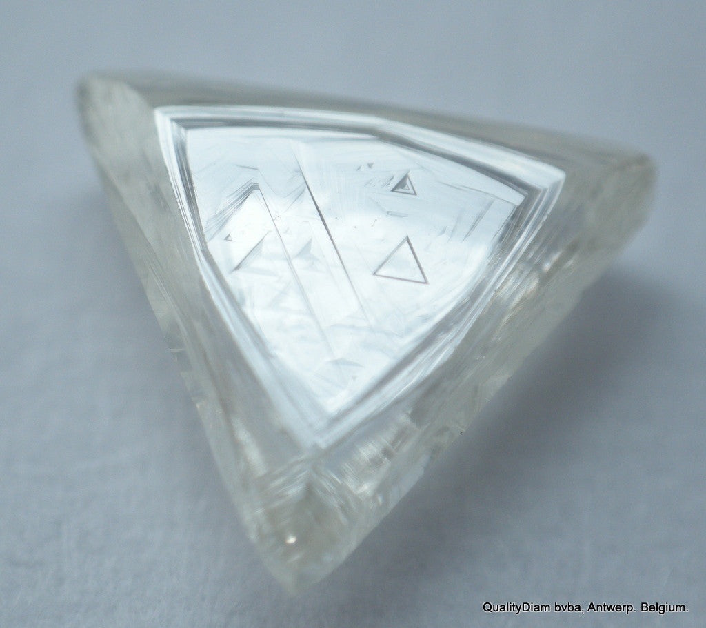UNCUT GEM DIAMOND BEAUTIFUL TRIANGLE SHAPE NATURAL DIAMOND