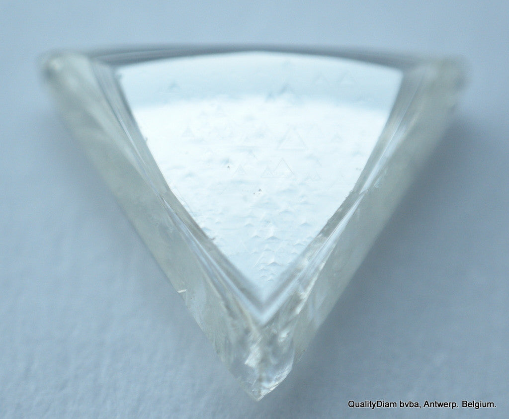 BEAUTIFUL TRIANGLE SHAPE NATURAL DIAMOND UNCUT GEM DIAMOND 0.81 CARAT