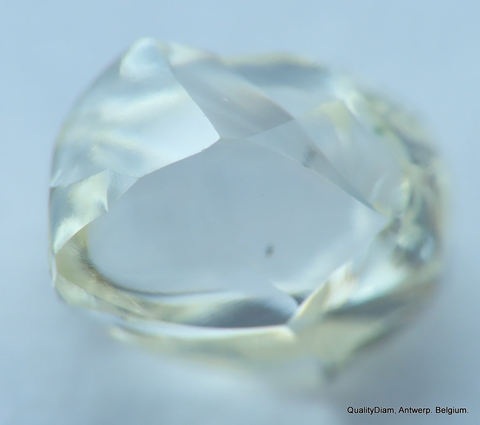 0.43 carat beautiful diamond mackle out from a diamond mine