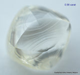 1.95 CARATS FINE PAIR OF NATURAL UNCUT DIAMONDS ROUGH DIAMONDS OUT DIAMOND MINE