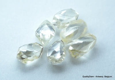 5.55 CARATS COLLECTION OF MACKLES NATURAL UNCUT DIAMONDS ROUGH OUT DIAMOND MINE (Copy)