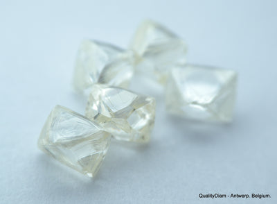 4.40 CARATS FINE COLLECTION OF NATURAL UNCUT DIAMONDS ROUGH OUT DIAMOND MINES