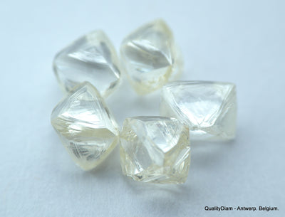 4.40 CARATS FINE COLLECTION OF NATURAL UNCUT DIAMONDS ROUGH OUT DIAMOND MINES