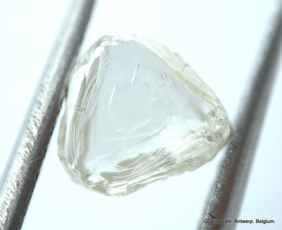 1.10 CARAT VVS2 BEAUTIFUL TRIANGLE SHAPE NATURAL DIAMOND UNCUT DIAMOND GEMSTONE