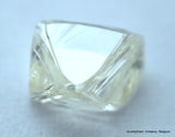 1.85 carat pair of natural uncut diamonds rough, out from diamond mine