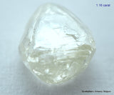 2.33 carats H VVS2 pair of natural uncut diamonds rough out from diamond mine