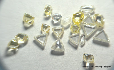 4.54 carats of beautiful natural diamonds collection out from diamond mines