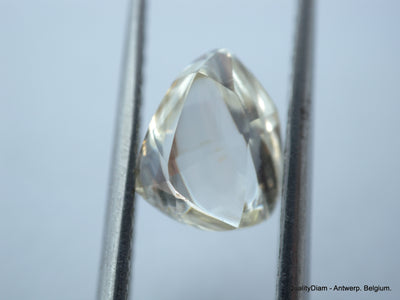 1.62 Carat beautiful diamond mackle out from diamond mine - a gem diamond