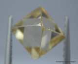 1.21 carat light fancy / warm champagne rare color natural diamond uncut diamond