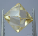 1.21 carat light fancy / warm champagne rare color natural diamond uncut diamond