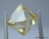 1.21 carat light fancy / warm champagne rare color natural diamond uncut diamond