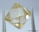 1.21 carat light fancy / warm champagne rare color natural diamond uncut diamond