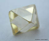 1.21 carat light fancy / warm champagne rare color natural diamond uncut diamond