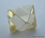 1.21 carat light fancy / warm champagne rare color natural diamond uncut diamond