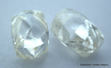 2.40 Carats I VS1 beautiful pair of natural uncut diamonds rough diamonds