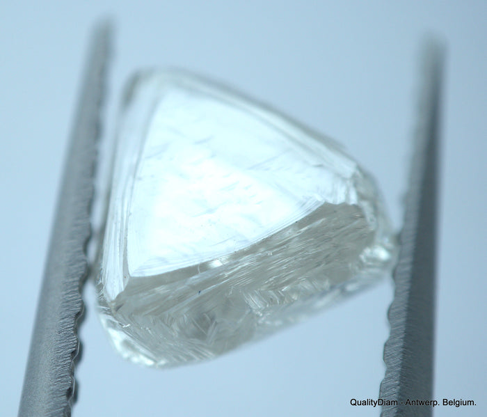 1.18 CARAT E VVS1 BEAUTIFUL TRIANGLE SHAPE NATURAL DIAMOND UNCUT DIAMOND ROUGH