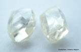 2.25 CARATS I VS1 BEAUTIFUL PAIR OF NATURAL UNCUT DIAMONDS ROUGH DIAMONDS