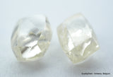 2.25 CARATS I VS1 BEAUTIFUL PAIR OF NATURAL UNCUT DIAMONDS ROUGH DIAMONDS