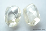 2.25 CARATS I VS1 BEAUTIFUL PAIR OF NATURAL UNCUT DIAMONDS ROUGH DIAMONDS