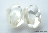 2.25 CARATS I VS1 BEAUTIFUL PAIR OF NATURAL UNCUT DIAMONDS ROUGH DIAMONDS