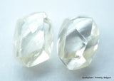 2.25 CARATS I VS1 BEAUTIFUL PAIR OF NATURAL UNCUT DIAMONDS ROUGH DIAMONDS