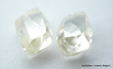 2.25 CARATS I VS1 BEAUTIFUL PAIR OF NATURAL UNCUT DIAMONDS ROUGH DIAMONDS