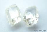 2.25 CARATS I VS1 BEAUTIFUL PAIR OF NATURAL UNCUT DIAMONDS ROUGH DIAMONDS