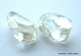 2.19 CARATS H VS1 FINE PAIR OF NATURAL UNCUT DIAMONDS ROUGH DIAMONDS