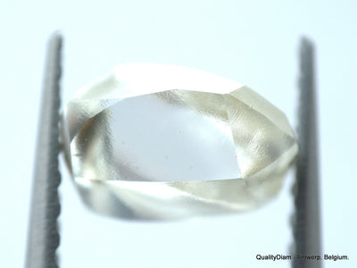 2.19 CARATS H VS1 FINE PAIR OF NATURAL UNCUT DIAMONDS ROUGH DIAMONDS