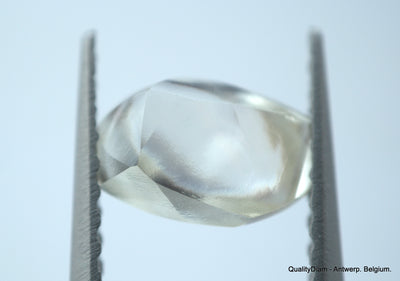 2.19 CARATS H VS1 FINE PAIR OF NATURAL UNCUT DIAMONDS ROUGH DIAMONDS