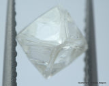 3.25 CARATS RARE WHITE PAIR OF NATURAL UNCUT DIAMONDS ROUGH OUT DIAMOND MINE