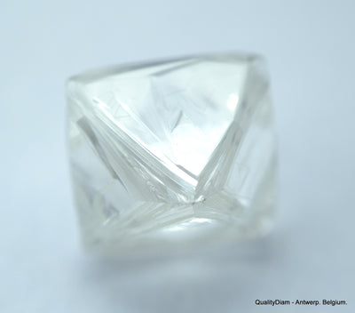3.25 CARATS RARE WHITE PAIR OF NATURAL UNCUT DIAMONDS ROUGH OUT DIAMOND MINE