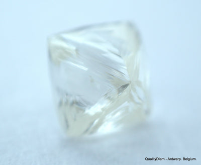 3.25 CARATS RARE WHITE PAIR OF NATURAL UNCUT DIAMONDS ROUGH OUT DIAMOND MINE