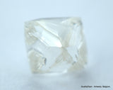3.25 CARATS RARE WHITE PAIR OF NATURAL UNCUT DIAMONDS ROUGH OUT DIAMOND MINE