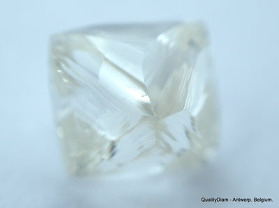 3.25 CARATS RARE WHITE PAIR OF NATURAL UNCUT DIAMONDS ROUGH OUT DIAMOND MINE