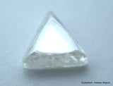 3.14 CARATS TRIANGLE SHAPE NATURAL UNCUT DIAMONDS ROUGH DIAMONDS SET OF 3
