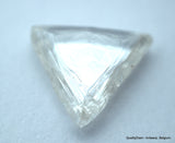 3.14 CARATS TRIANGLE SHAPE NATURAL UNCUT DIAMONDS ROUGH DIAMONDS SET OF 3