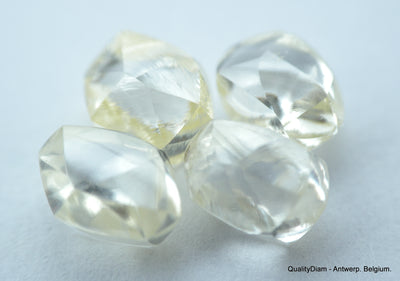 4.23 CARATS FINE COLLECTION OF NATURAL UNCUT DIAMONDS ROUGH OUT DIAMOND MINE