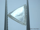 3.14 CARATS TRIANGLE SHAPE NATURAL UNCUT DIAMONDS ROUGH DIAMONDS SET OF 3