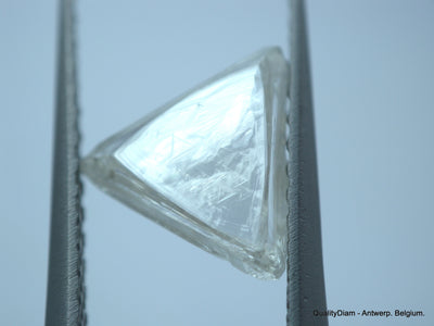 3.14 CARATS TRIANGLE SHAPE NATURAL UNCUT DIAMONDS ROUGH DIAMONDS SET OF 3