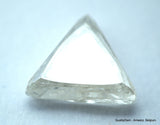 3.14 CARATS TRIANGLE SHAPE NATURAL UNCUT DIAMONDS ROUGH DIAMONDS SET OF 3