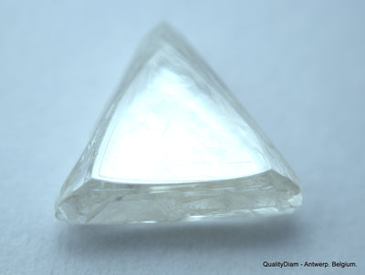 3.14 CARATS TRIANGLE SHAPE NATURAL UNCUT DIAMONDS ROUGH DIAMONDS SET OF 3