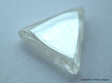 3.14 CARATS TRIANGLE SHAPE NATURAL UNCUT DIAMONDS ROUGH DIAMONDS SET OF 3