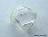 2.11 carats G VVS1 pair of natural uncut diamonds rough out from diamond mine