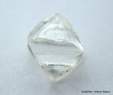 2.11 carats G VVS1 pair of natural uncut diamonds rough out from diamond mine