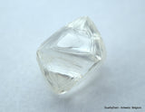 2.11 carats G VVS1 pair of natural uncut diamonds rough out from diamond mine
