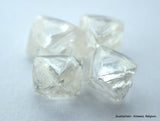 4.08 CARATS WHITE H VS-VVS, NATURAL UNCUT DIAMONDS ROUGH OUT FROM DIAMOND MINE