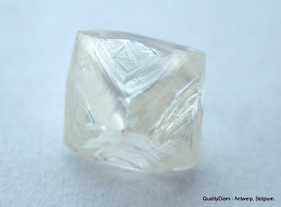 4.08 CARATS WHITE H VS-VVS, NATURAL UNCUT DIAMONDS ROUGH OUT FROM DIAMOND MINE